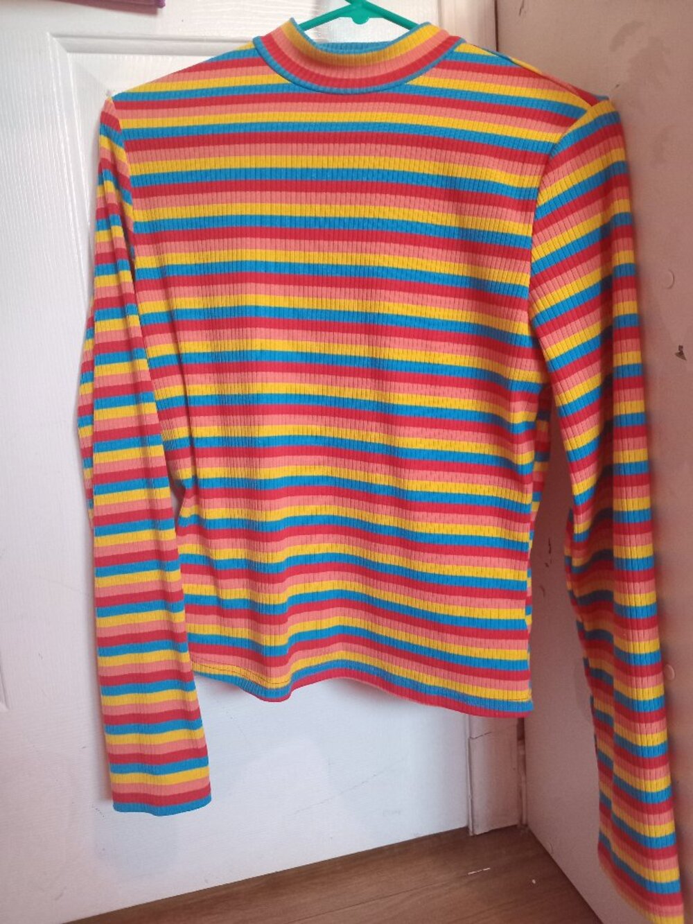 SHEIN Colorful Striped Shirt (Women's Large)